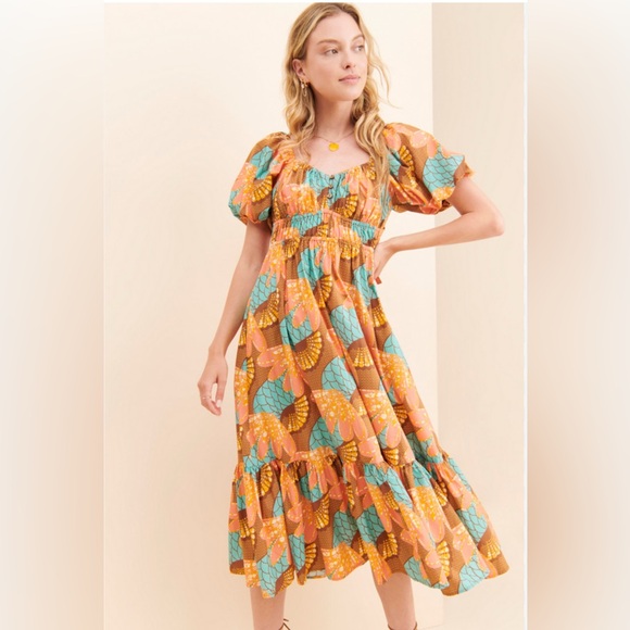 Cleobella Dresses & Skirts - Cleobella Jesse Midi Dress New Sizes XS, L Multi Color